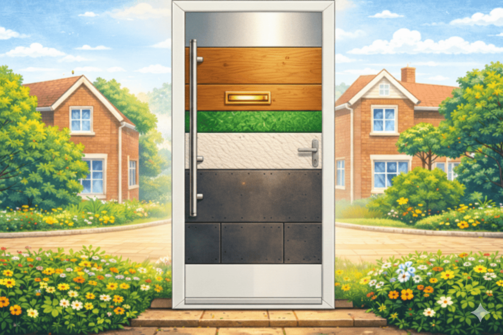 The best front door materials for 2026: security, cost & maintenance
